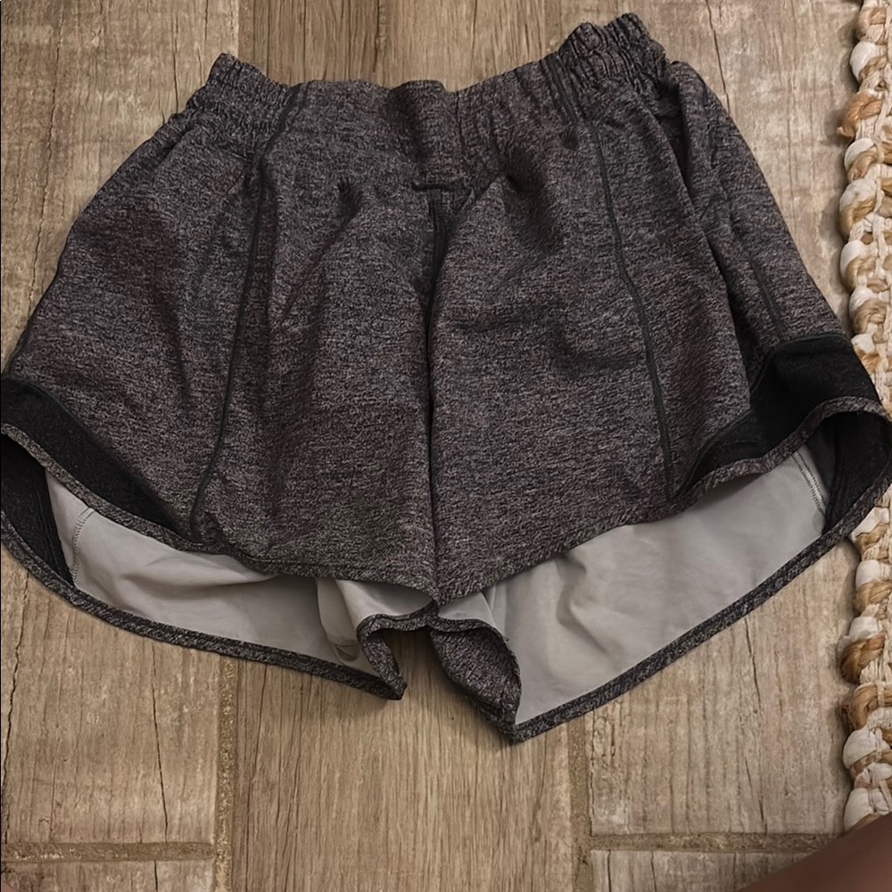 Women's Gray Athletic Shorts lululemon size 4, 4 inches